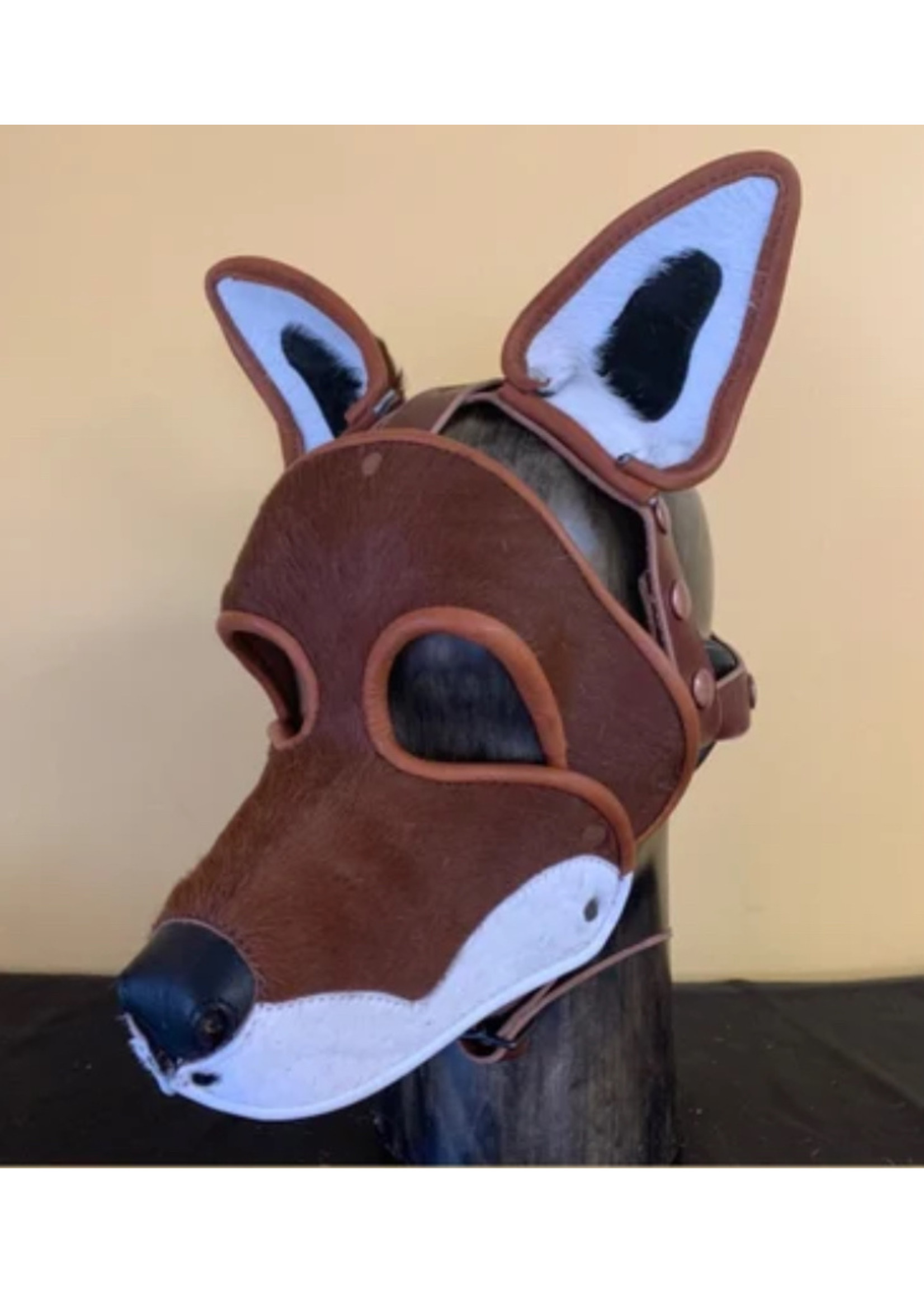 P & C Creations Custom Leather Hood/Muzzle