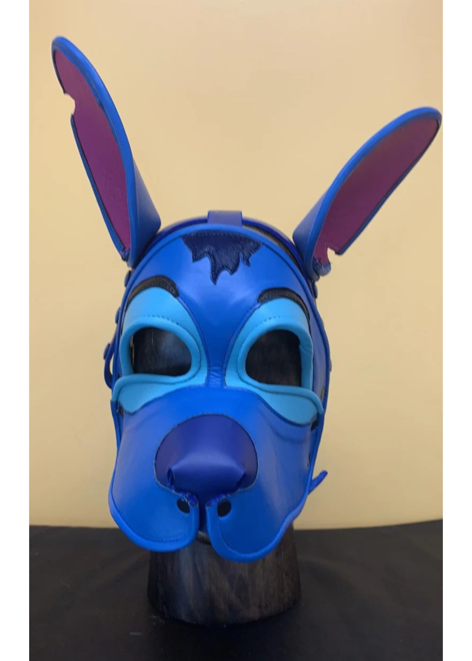 P & C Creations Custom Leather Hood/Muzzle