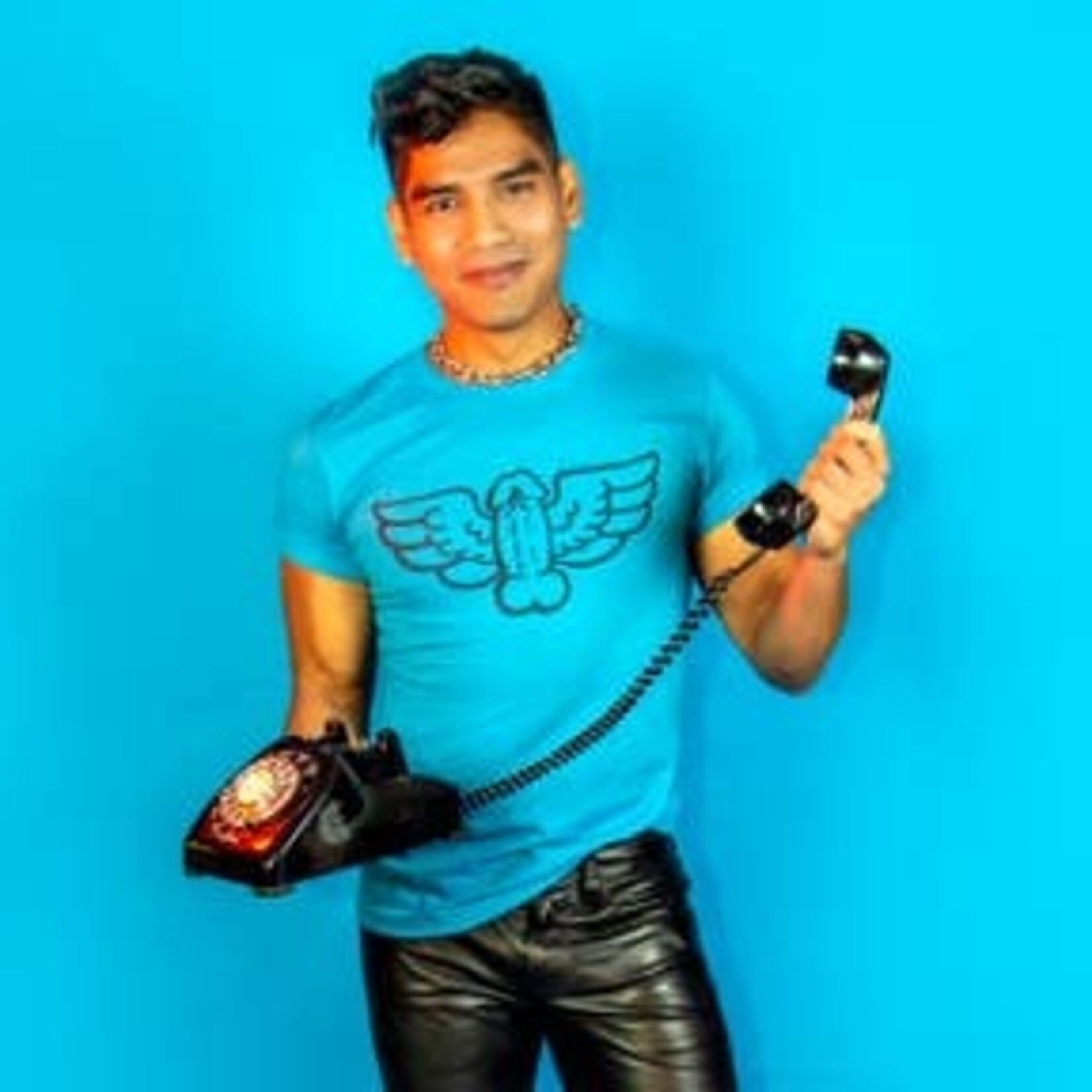 Kweer Cards/Peachy Kings Tom of Finland - “Flying Cock" T-Shirt