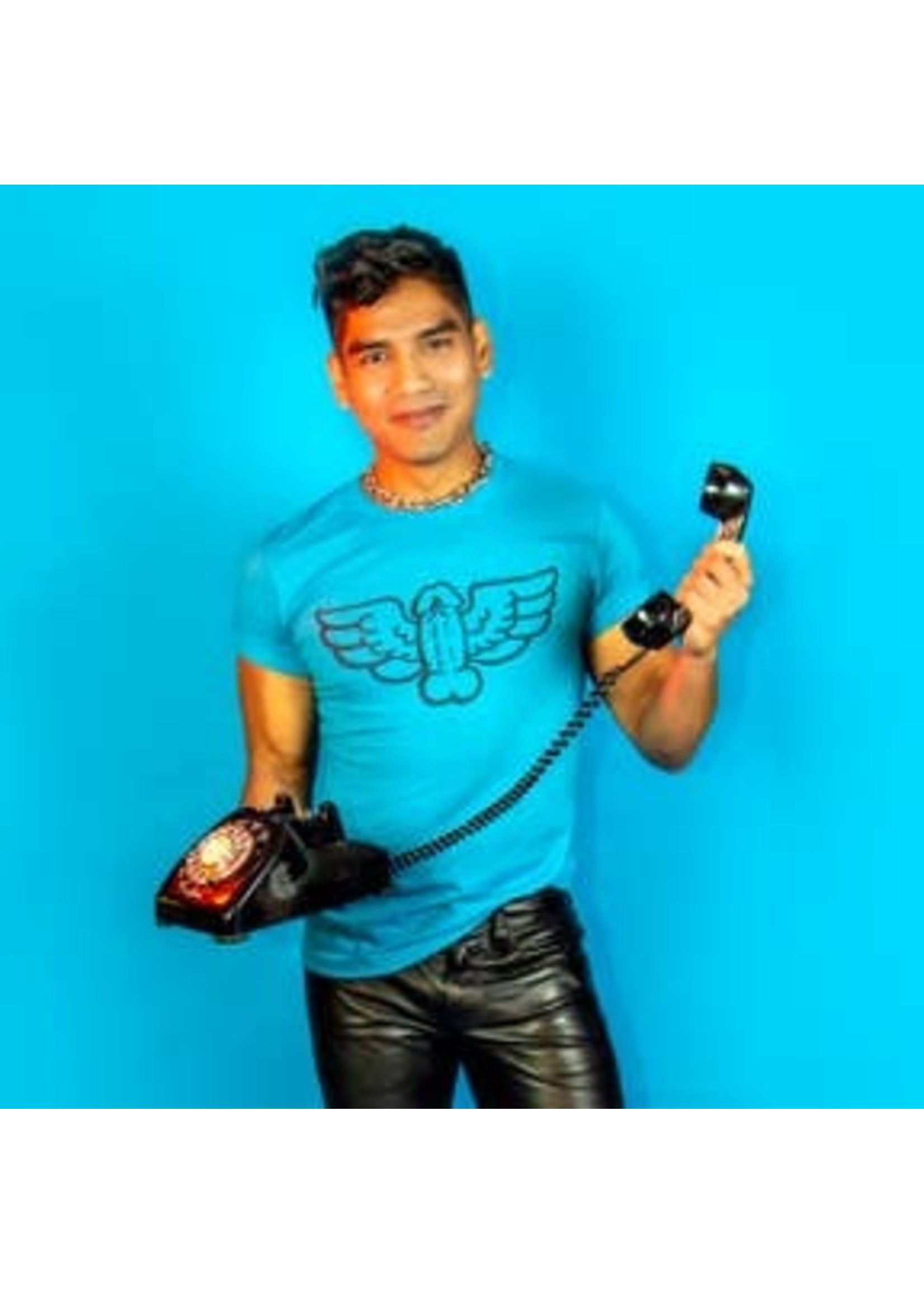 Kweer Cards/Peachy Kings Tom of Finland - “Flying Cock" T-Shirt