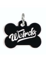 Bad Tags Weirdo- Bone Charm- Black