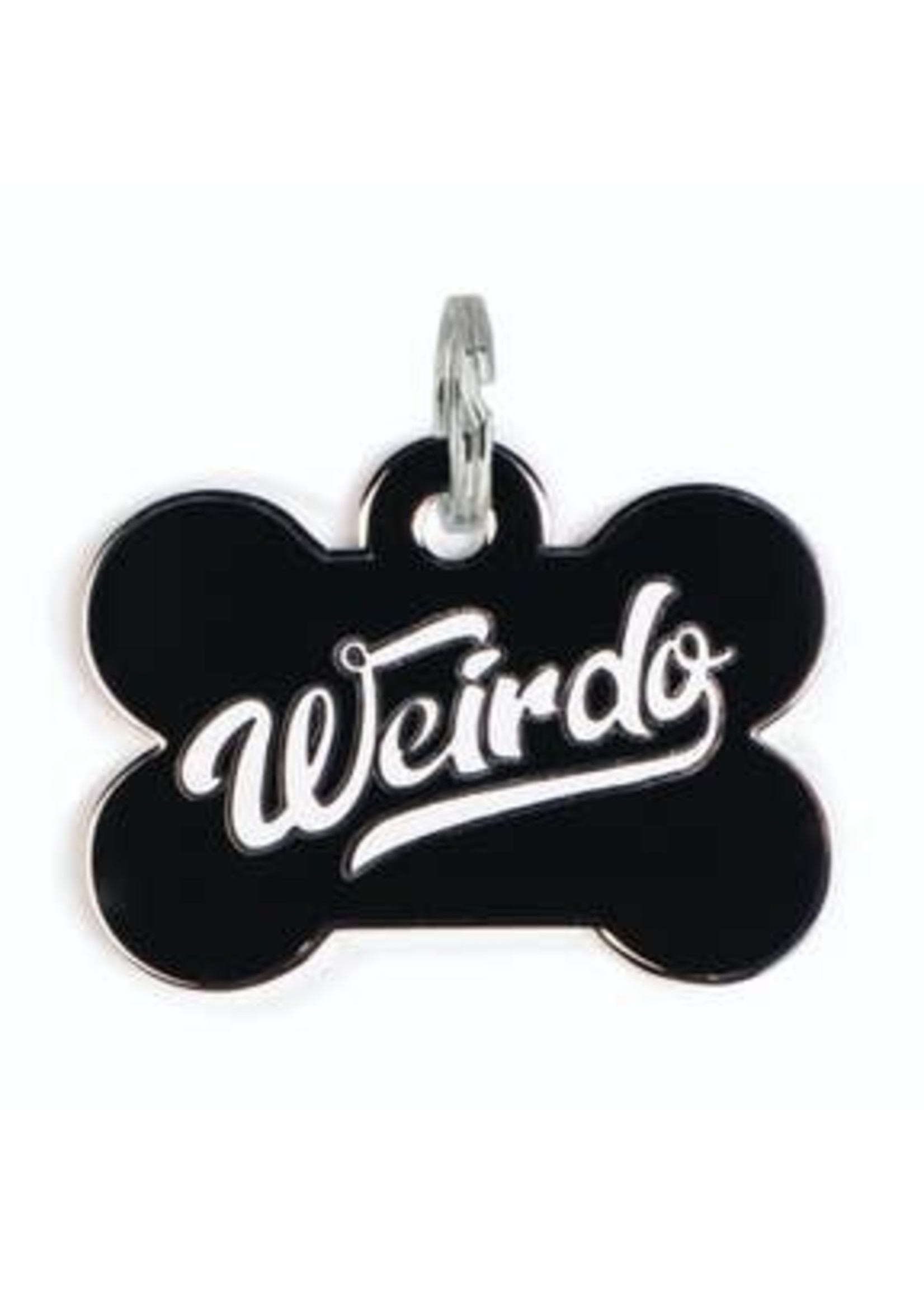 Bad Tags Weirdo- Bone Charm- Black