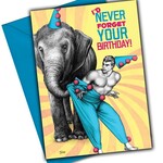 Kweer Cards/Peachy Kings TOF Circus Birthday Greeting Card