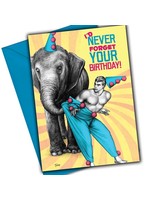 Kweer Cards/Peachy Kings TOF Circus Birthday Greeting Card