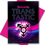 Kweer Cards/Peachy Kings Trans-Tastic Transgender Greeting Card (Gay, Queer)