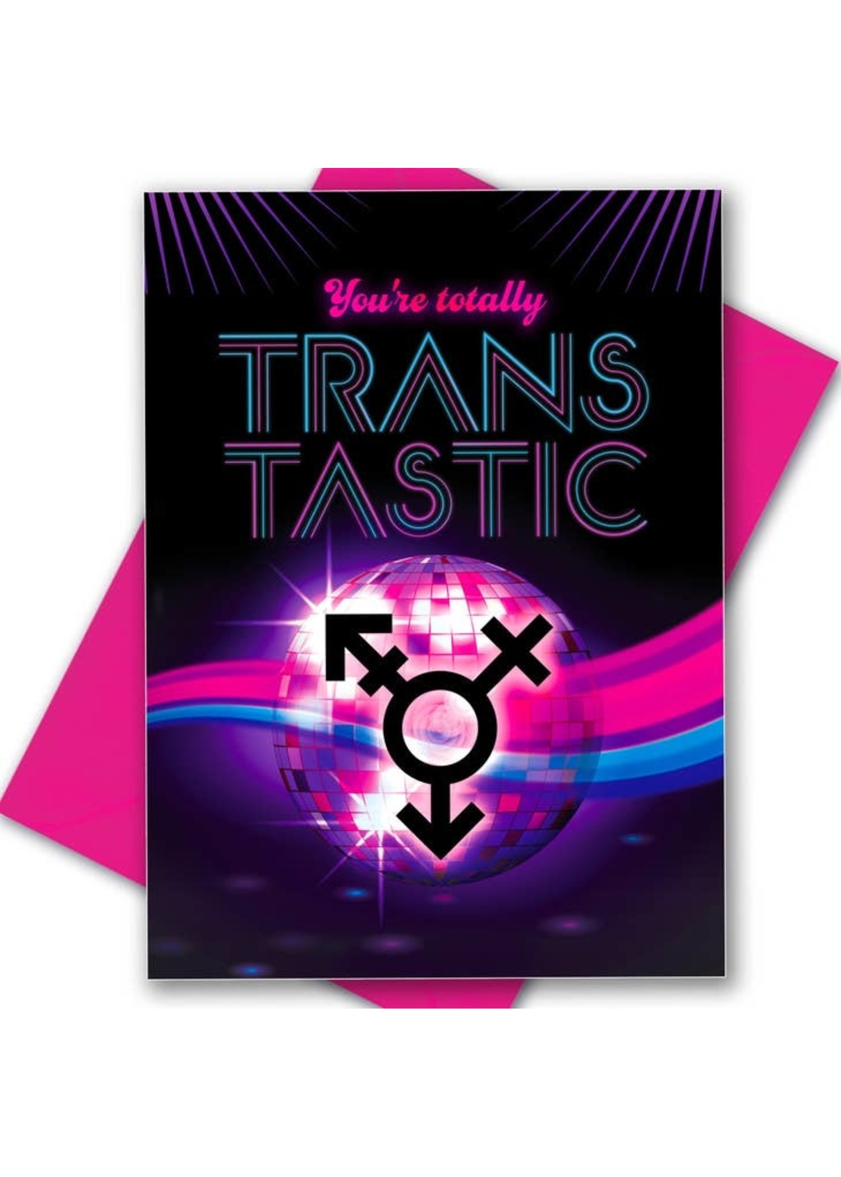Kweer Cards/Peachy Kings Trans-Tastic Transgender Greeting Card (Gay, Queer)