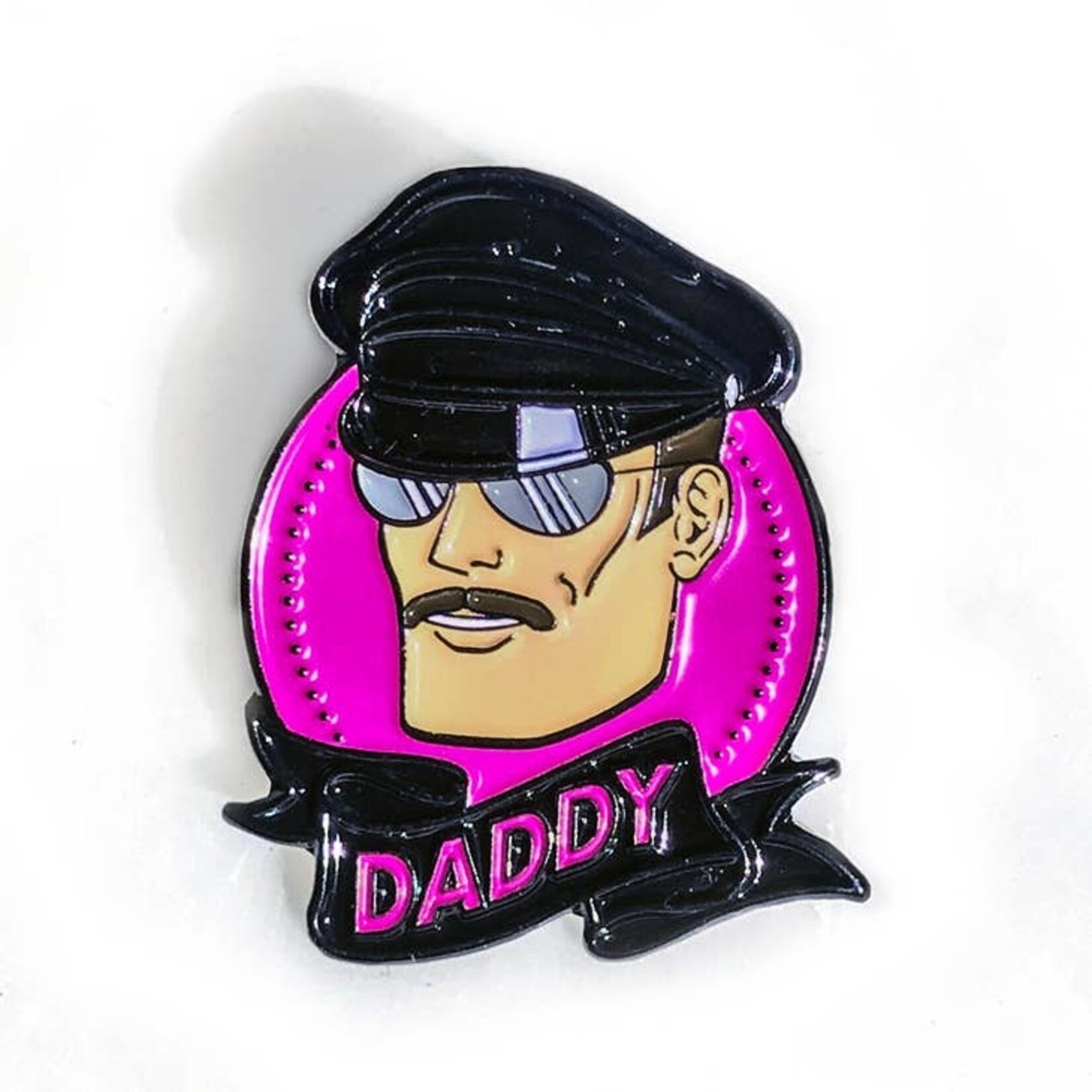 Kweer Cards/Peachy Kings "Daddy" Enamel Pin - Gay/Queer