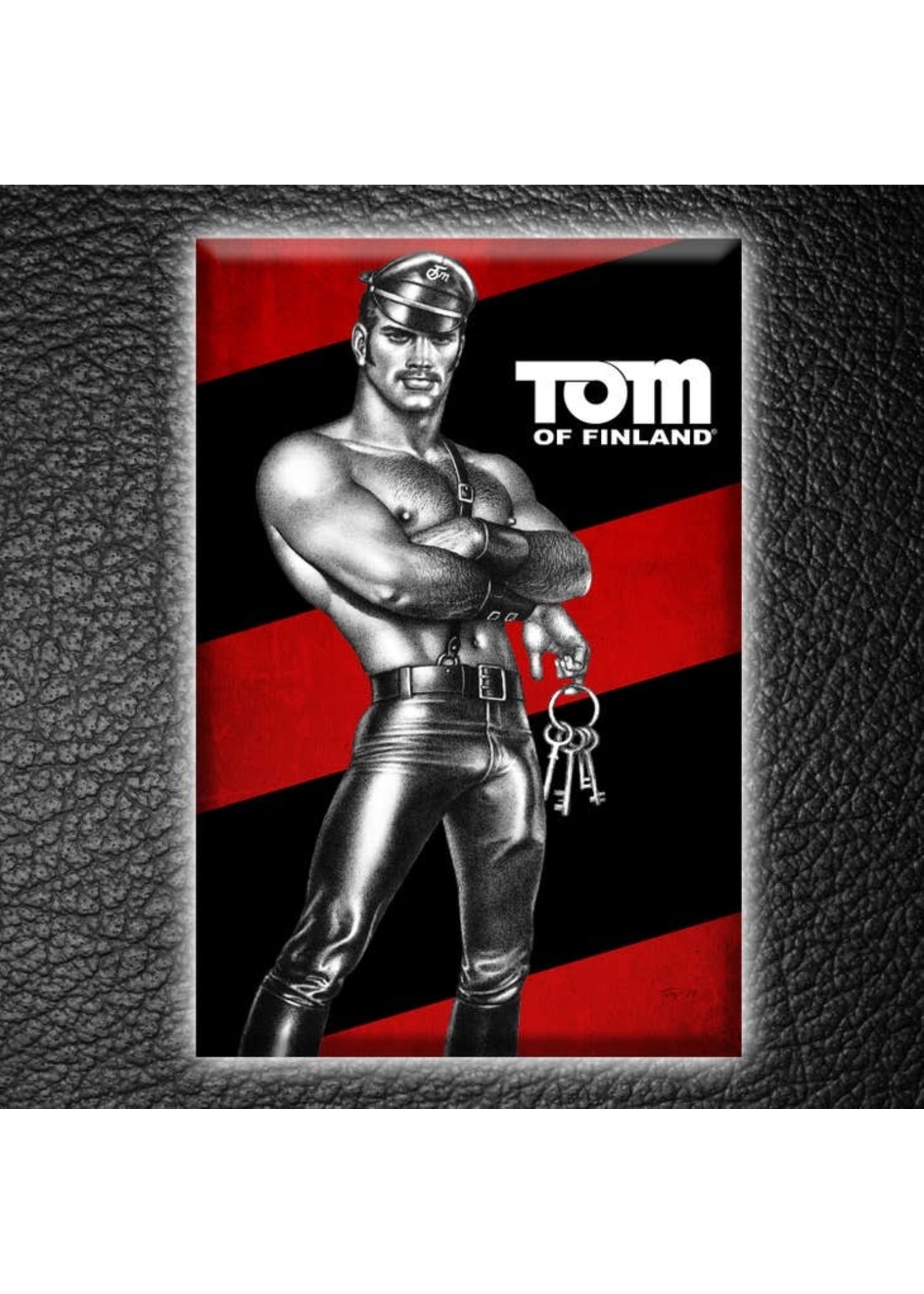 Tom of Finland TOF Leatherman Hard Magnet "Keys"