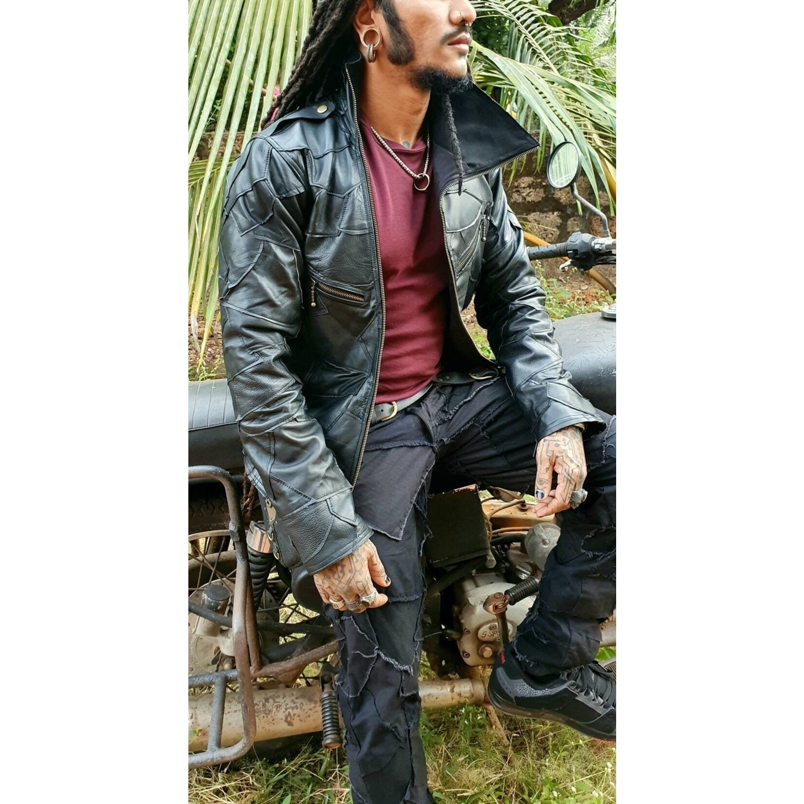Butcher Apparel Butcher Apparel Skin Crawler Fitted Leather Jacket
