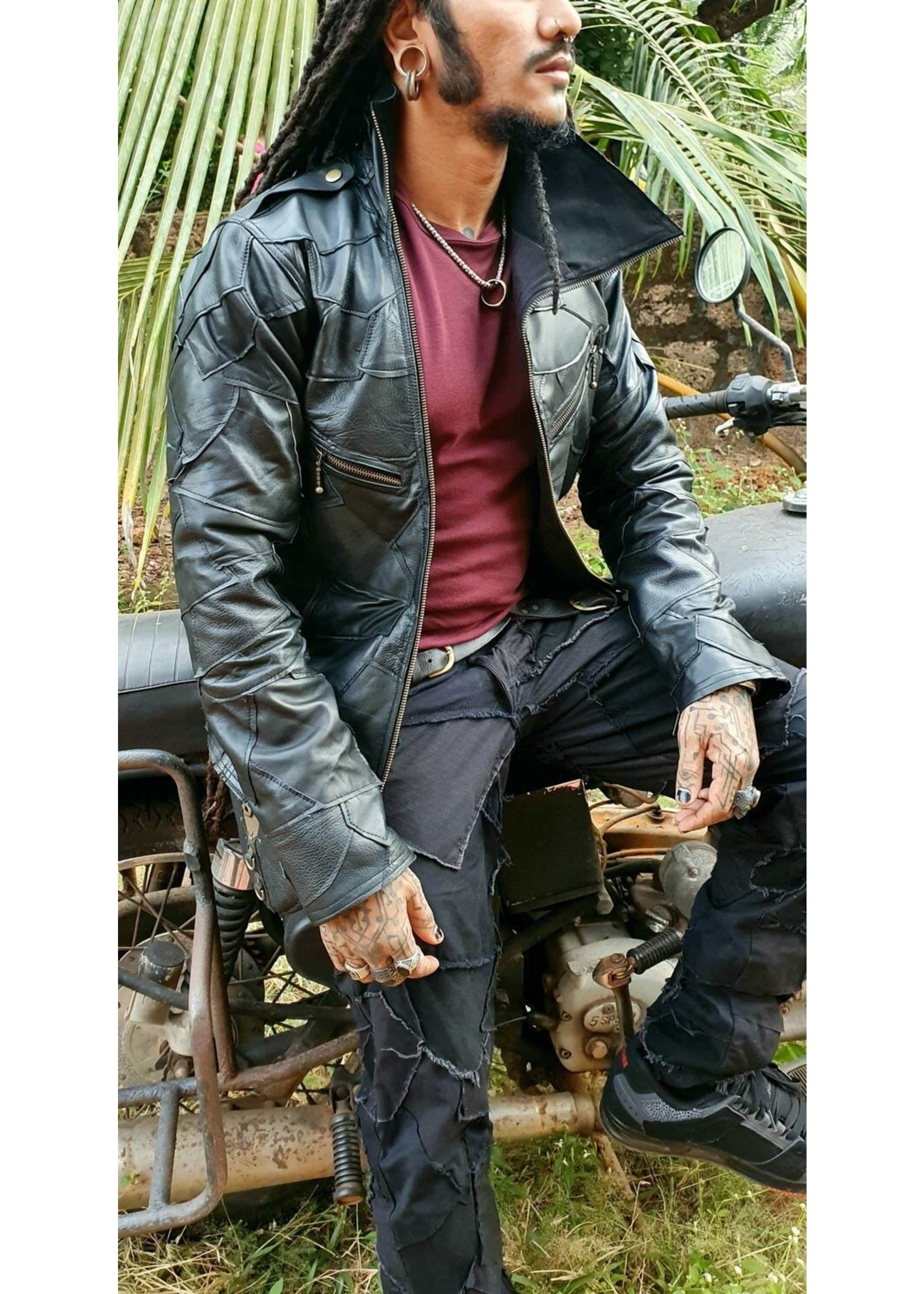 Butcher Apparel Butcher Apparel Skin Crawler Fitted Leather Jacket
