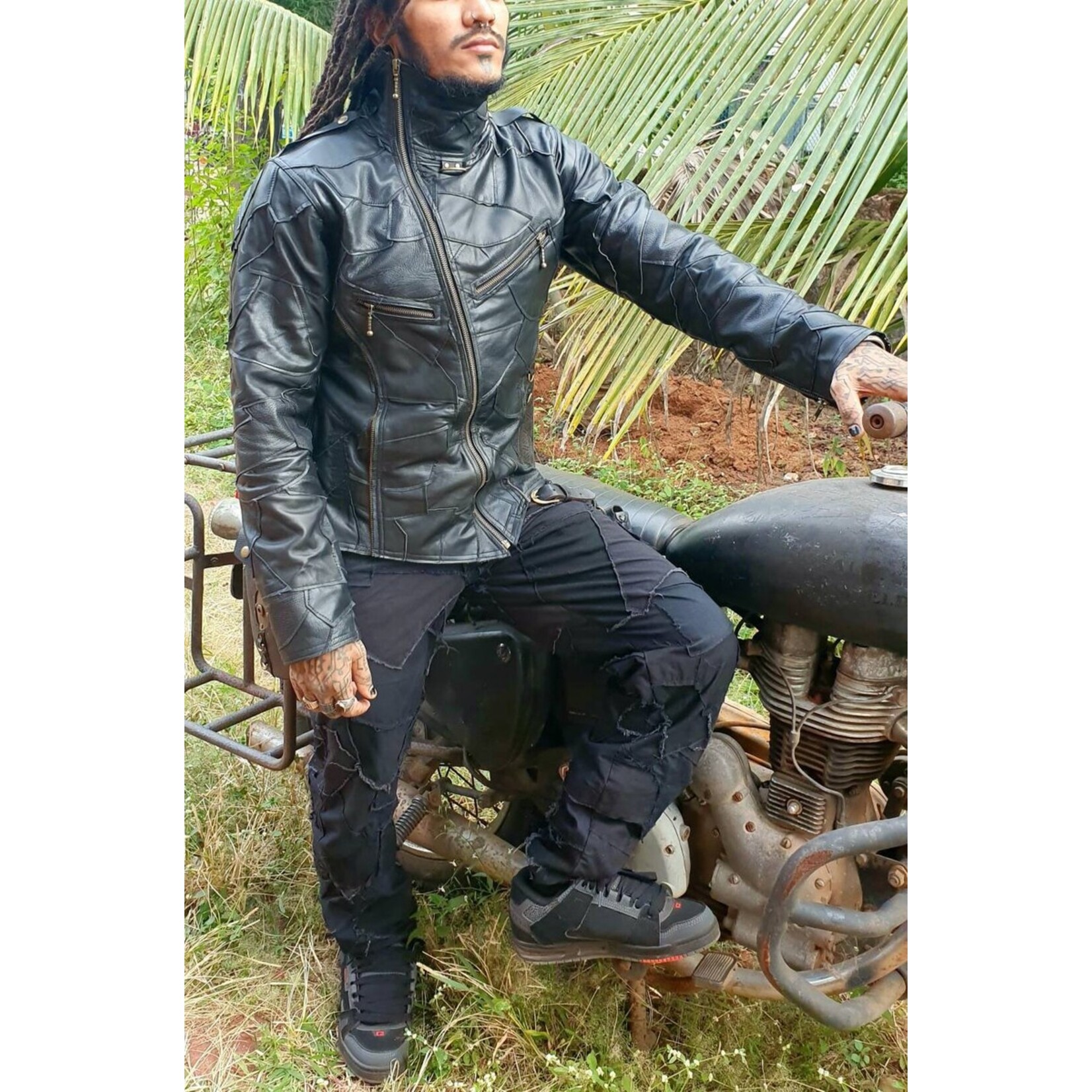 Butcher Apparel Butcher Apparel Skin Crawler Fitted Leather Jacket