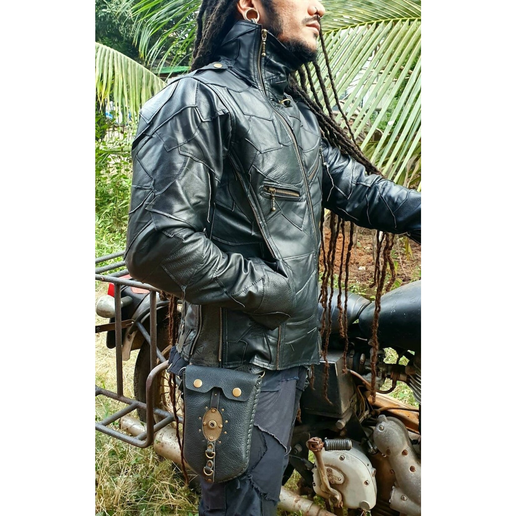 Butcher Apparel Butcher Apparel Skin Crawler Fitted Leather Jacket