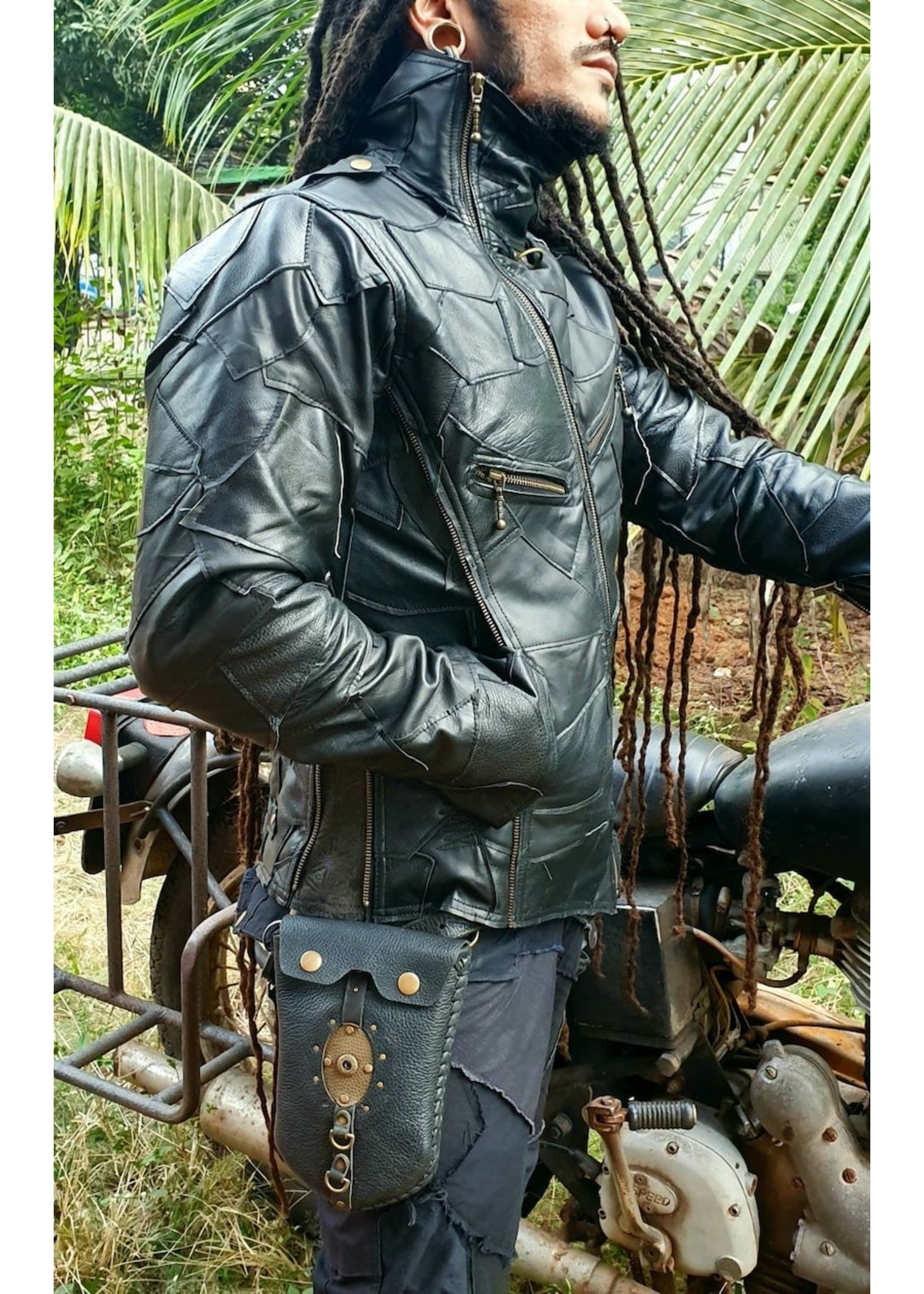 Butcher Apparel Butcher Apparel Skin Crawler Fitted Leather Jacket