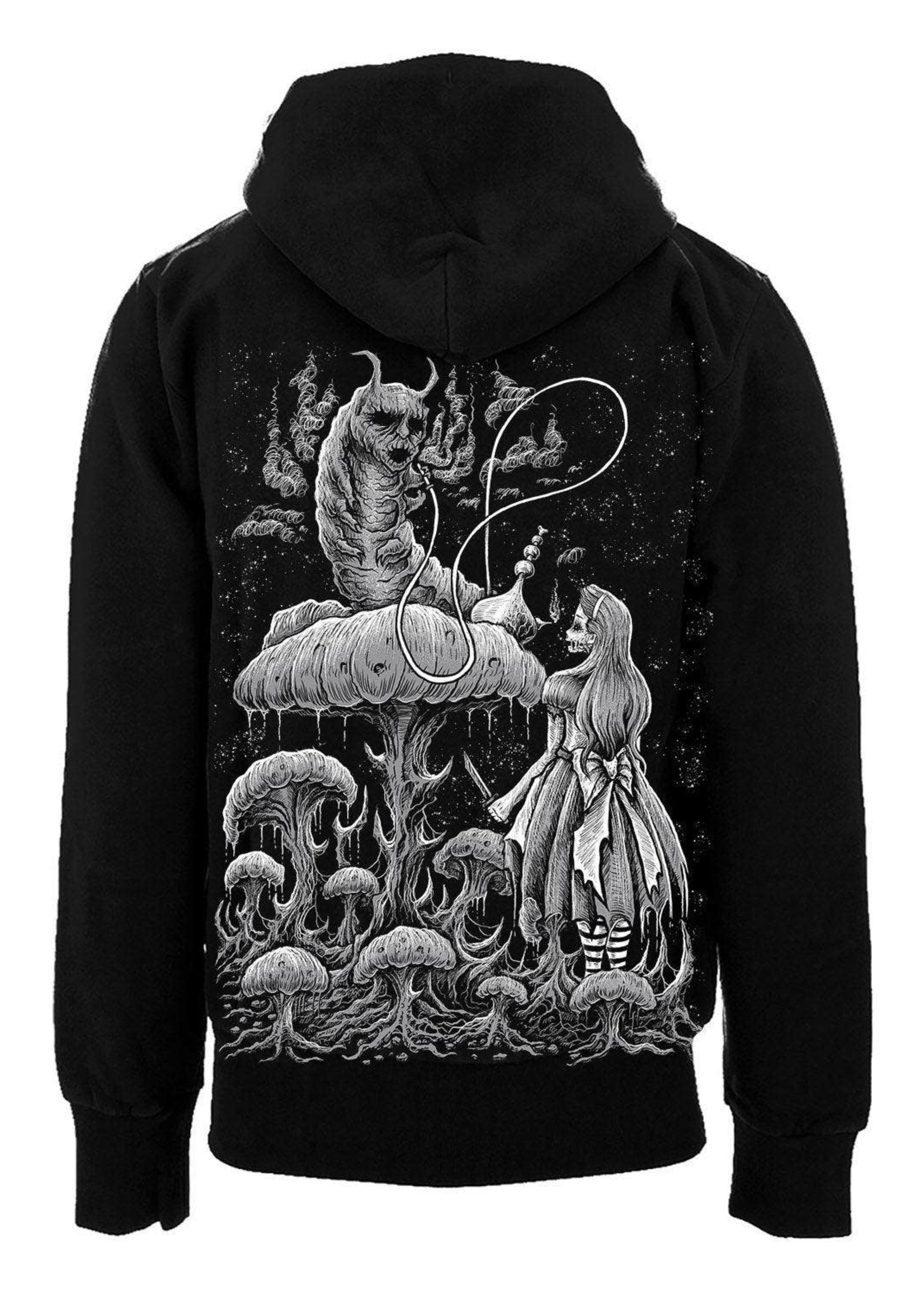 vampirefreaks Alice and the Caterpillar Zip Hoodie