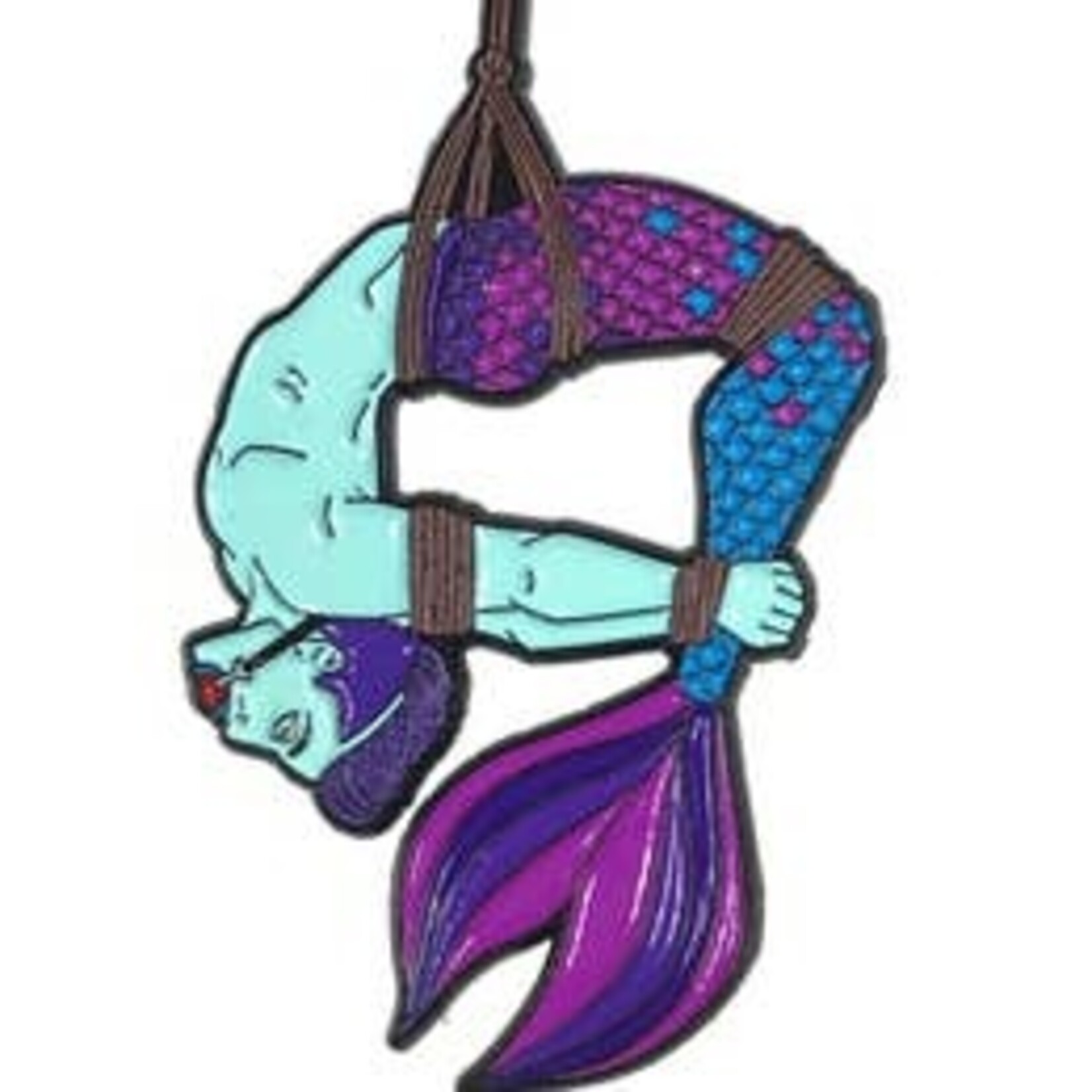 Geeky And Kinky Merman (Blue) Enamel Pin