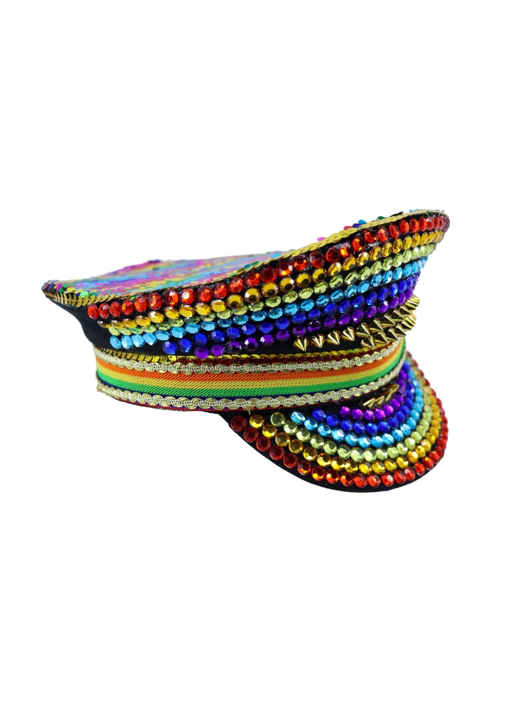 Gems Police Hat- Rainbow