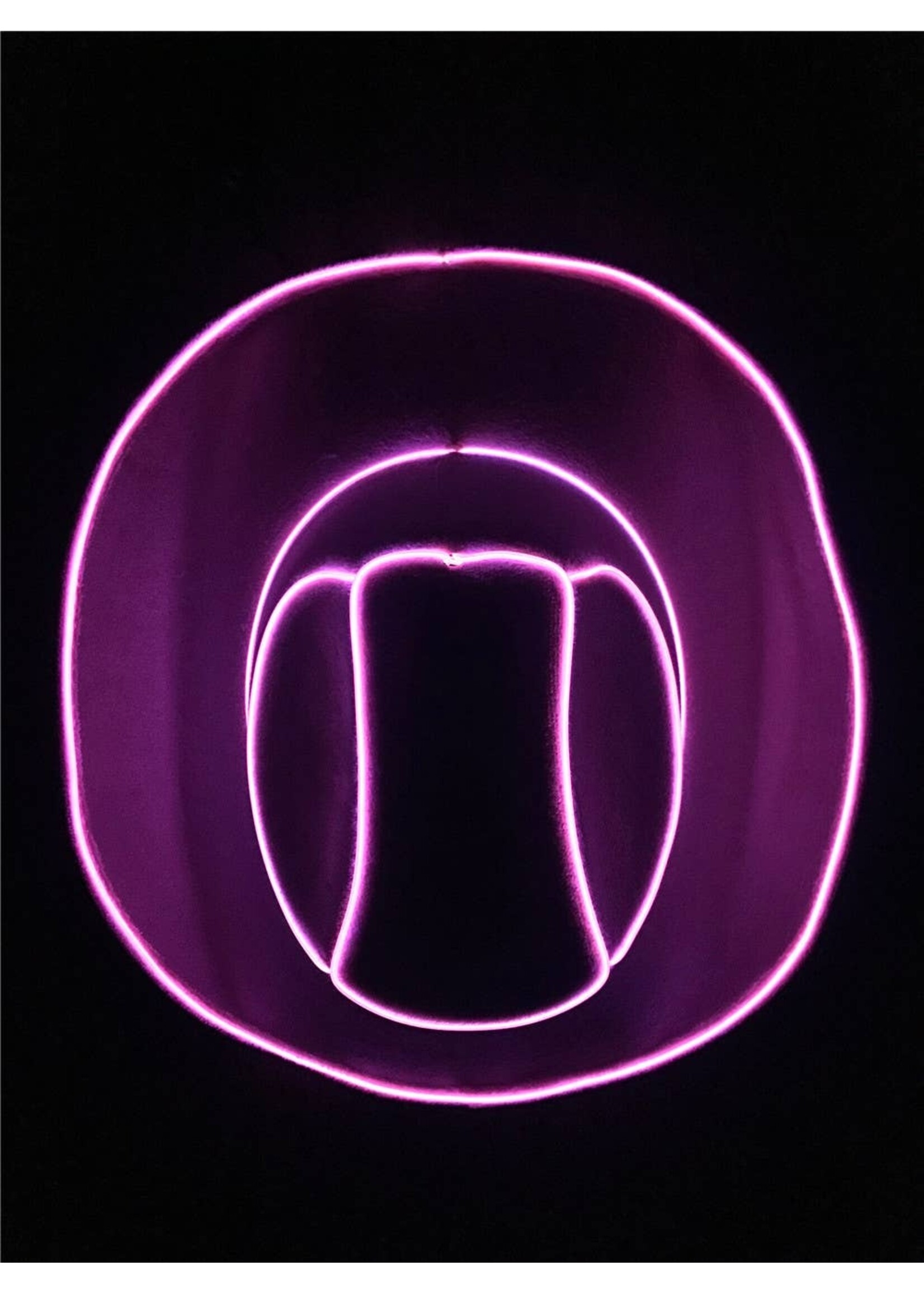 Purple Cowboy Hat - LED