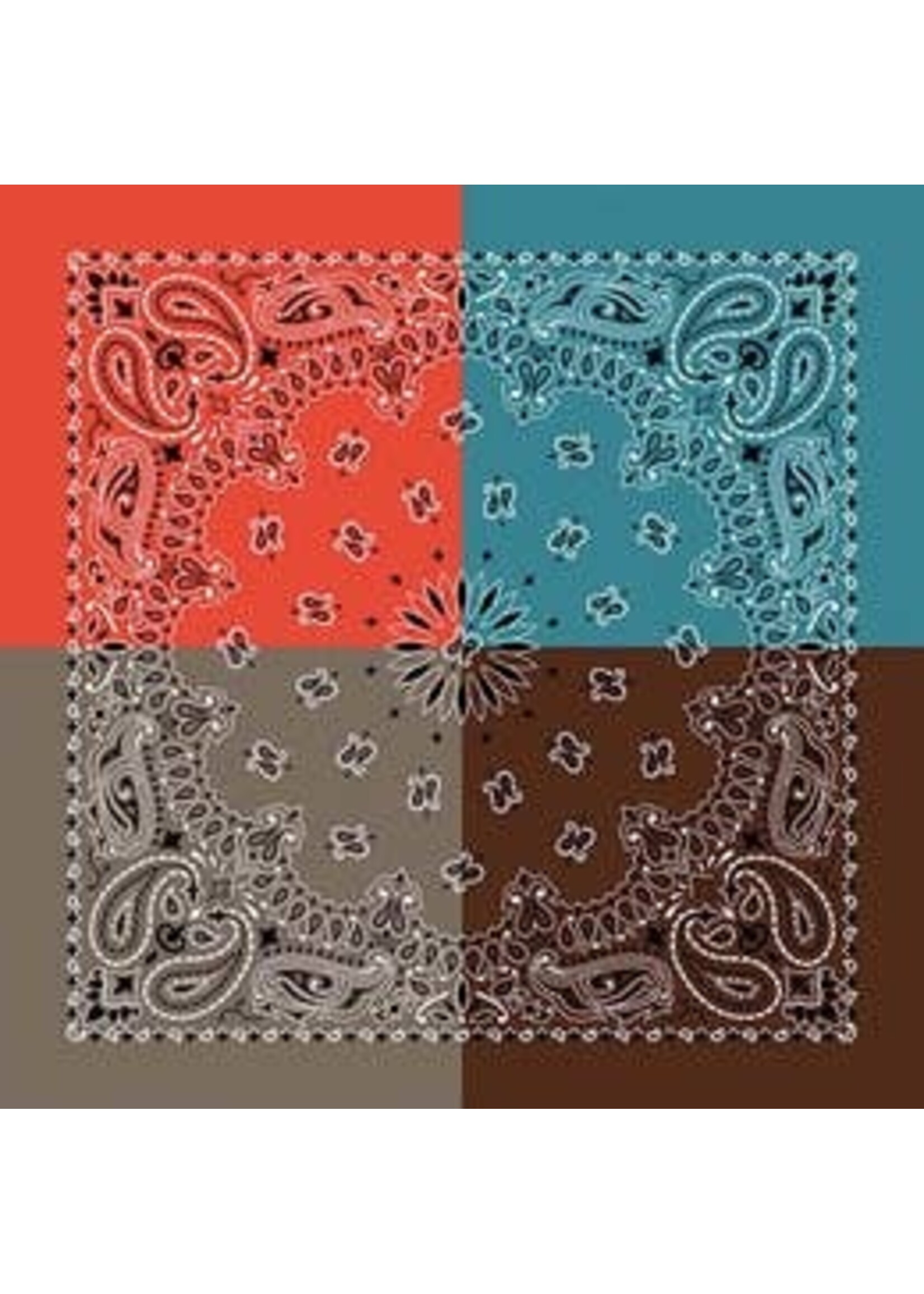 Classic Paisley Bandanna