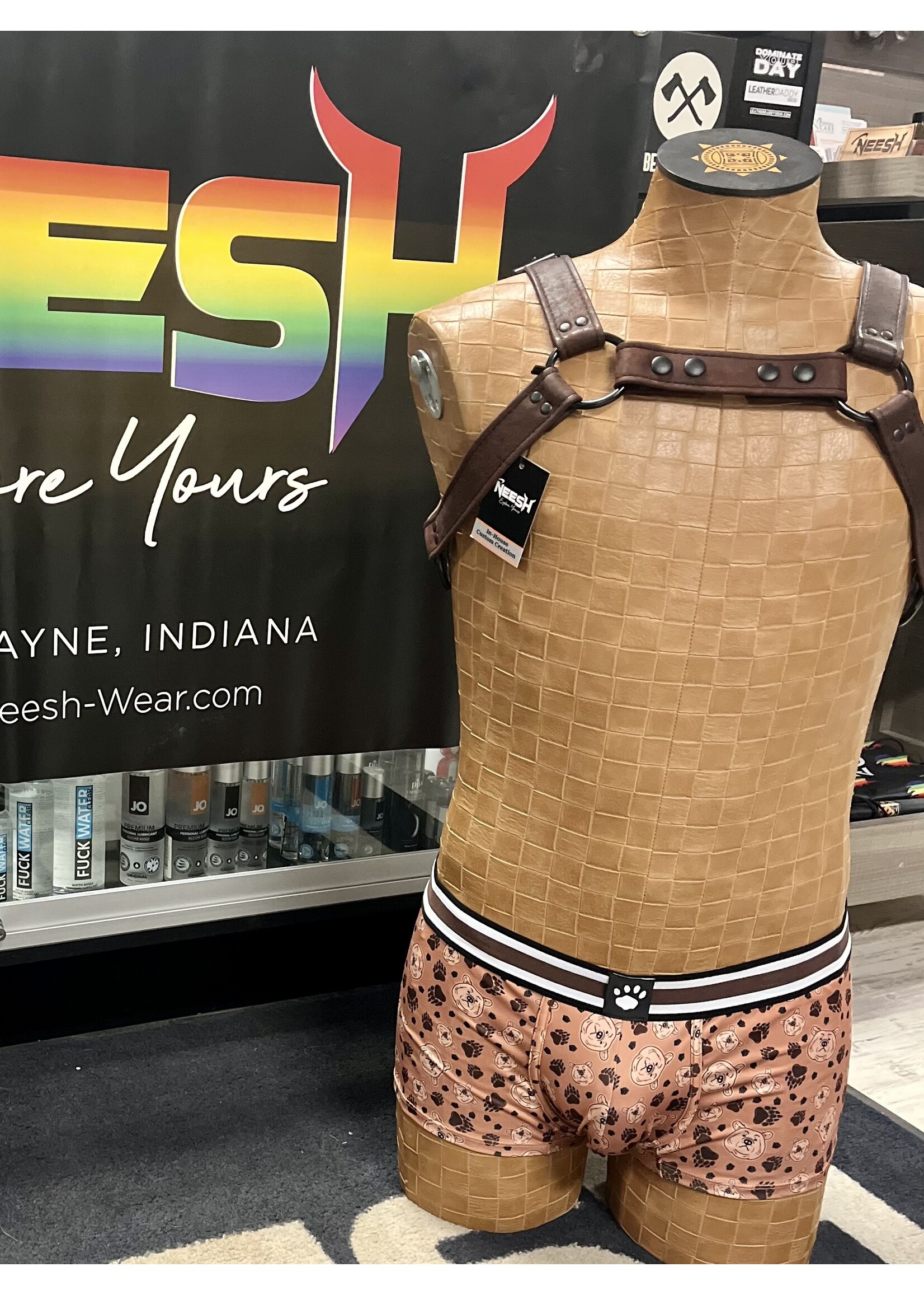 Neesh-Wear Custom Bulldog Harness SOFT/RUST