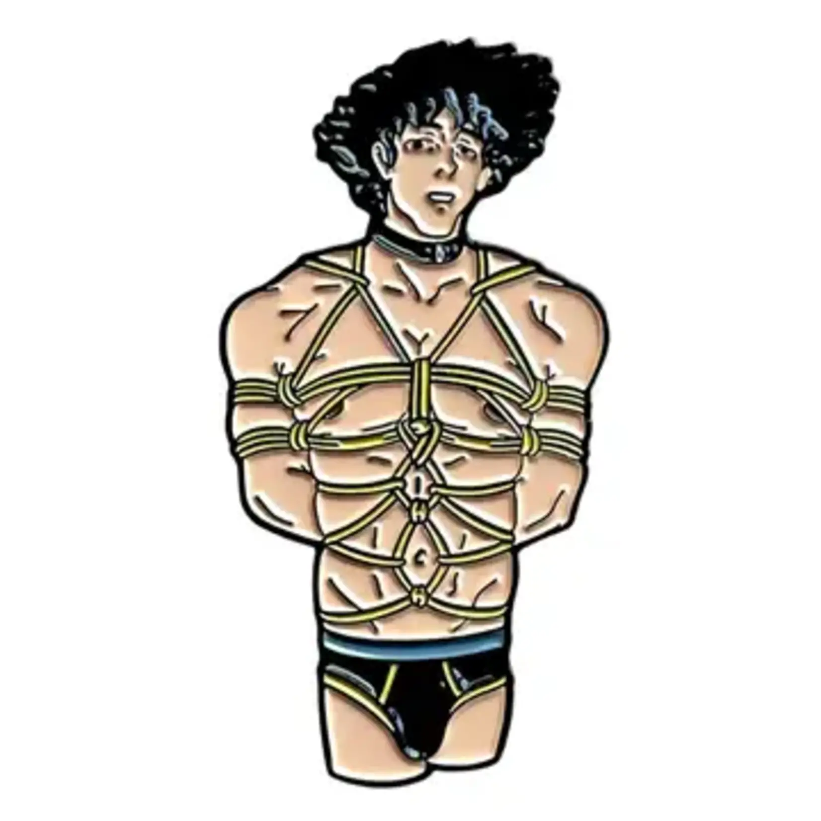 Geeky And Kinky Fearless Enamel Pin