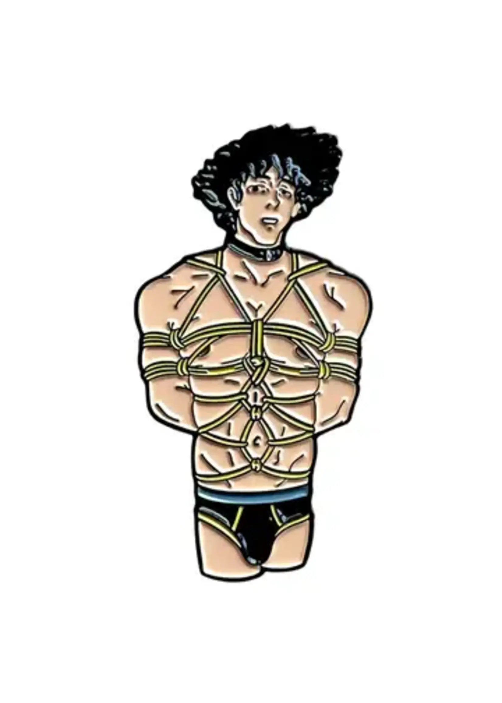 Geeky And Kinky Fearless Enamel Pin