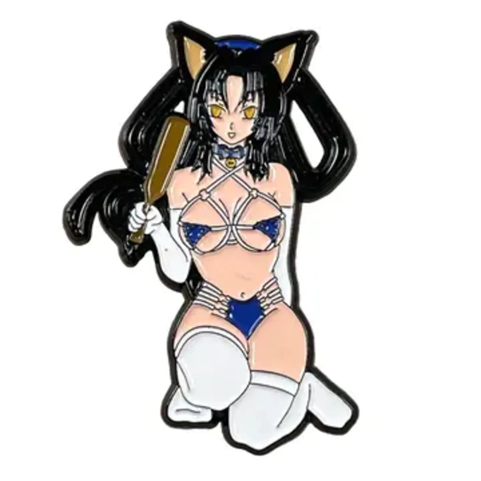 Geeky And Kinky Bad Cat Enamel Pin