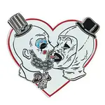 Geeky And Kinky Clown Love Enamel Pin