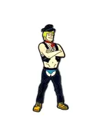 Geeky And Kinky Sir Blonde Guy Enamel Pin