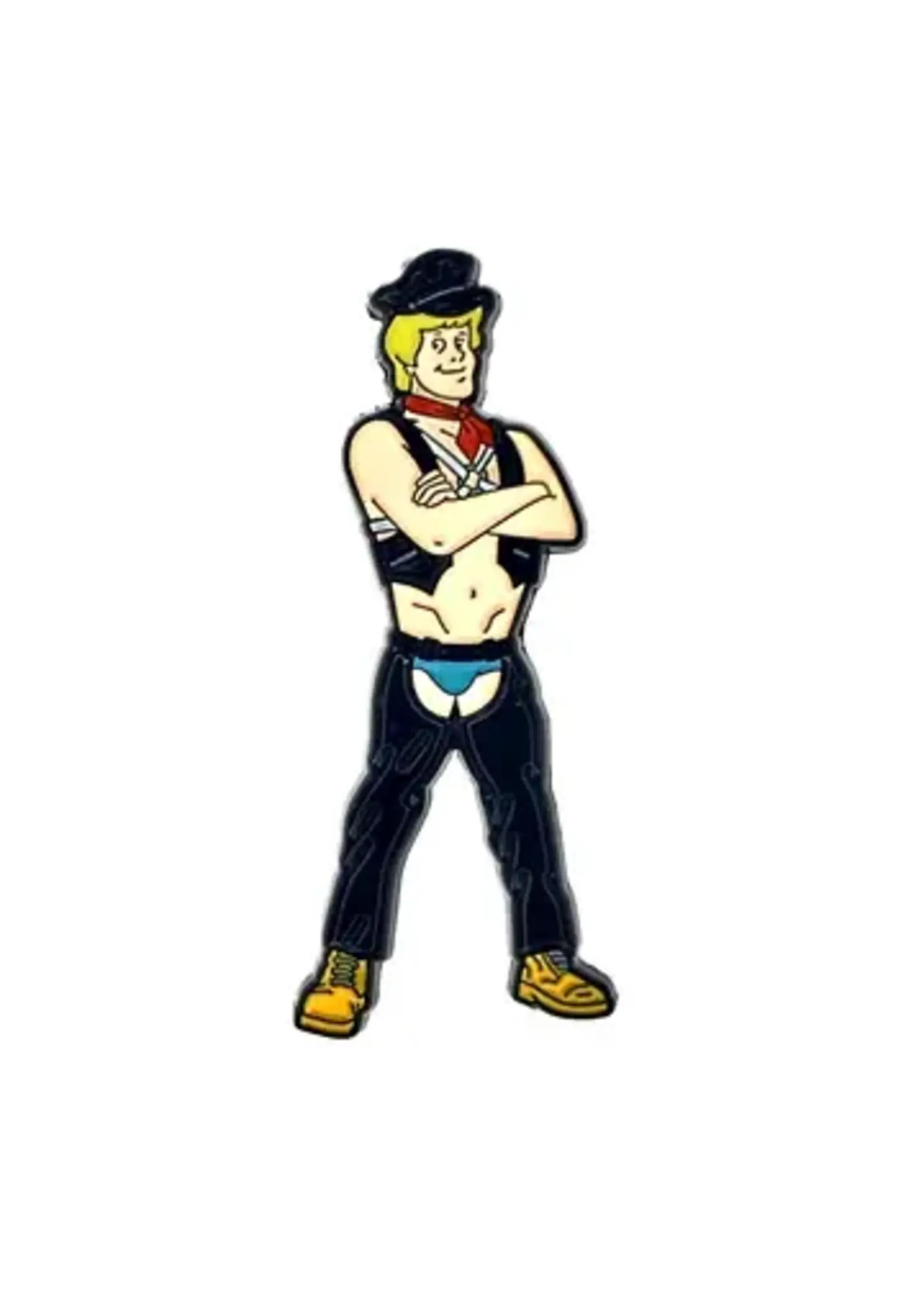 Geeky And Kinky Sir Blonde Guy Enamel Pin