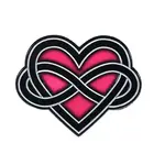 Geeky And Kinky Infinite Love (Polyamory Symbol) Enamel Pin