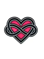 Geeky And Kinky Infinite Love (Polyamory Symbol) Enamel Pin