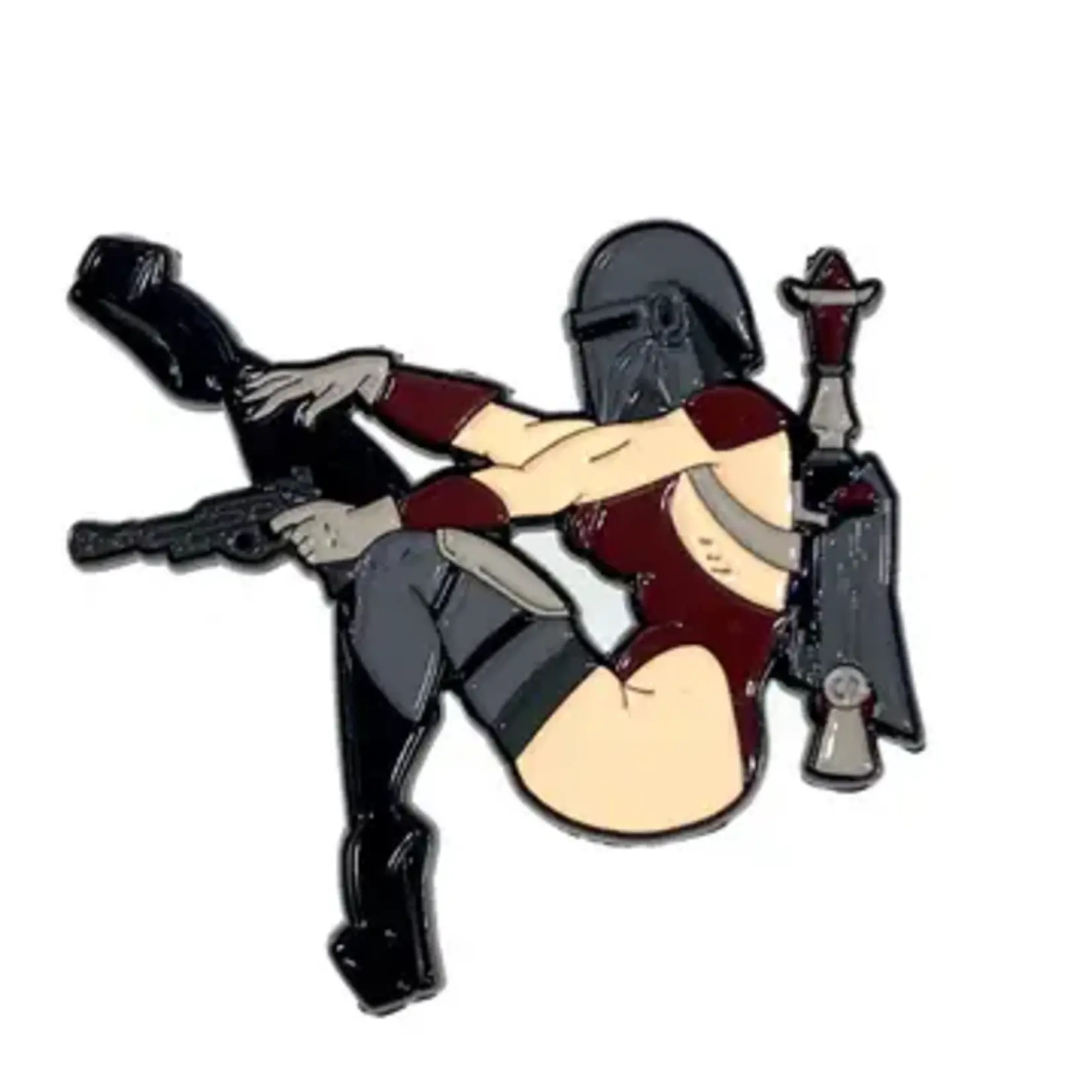 Geeky And Kinky Miss Mando Enamel Pin