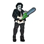 Geeky And Kinky Rocky Chainsaw Face Enamel Pin