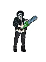 Geeky And Kinky Rocky Chainsaw Face Enamel Pin