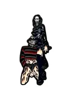 Geeky And Kinky Scared Love Enamel Pin