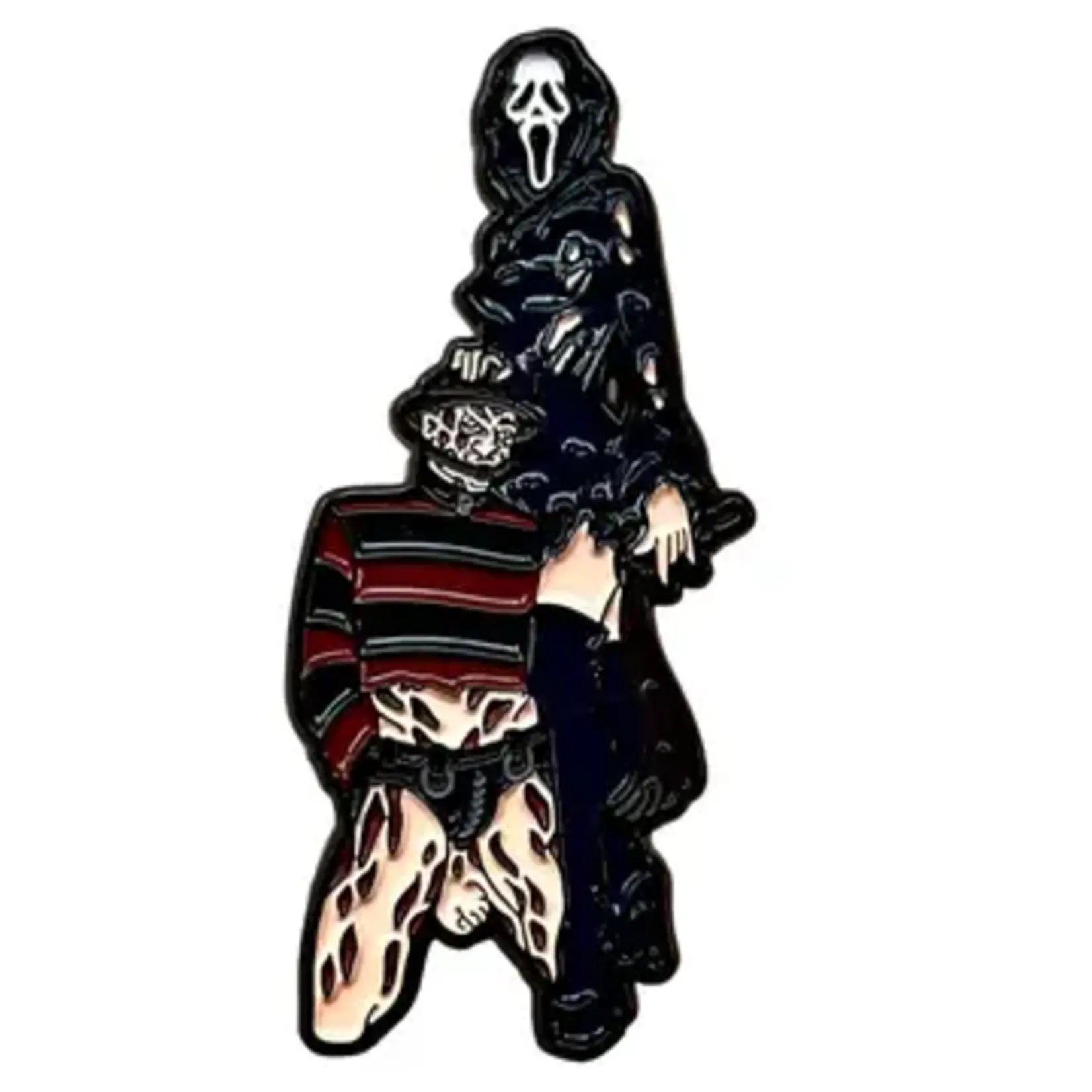 Geeky And Kinky Scared Love Enamel Pin
