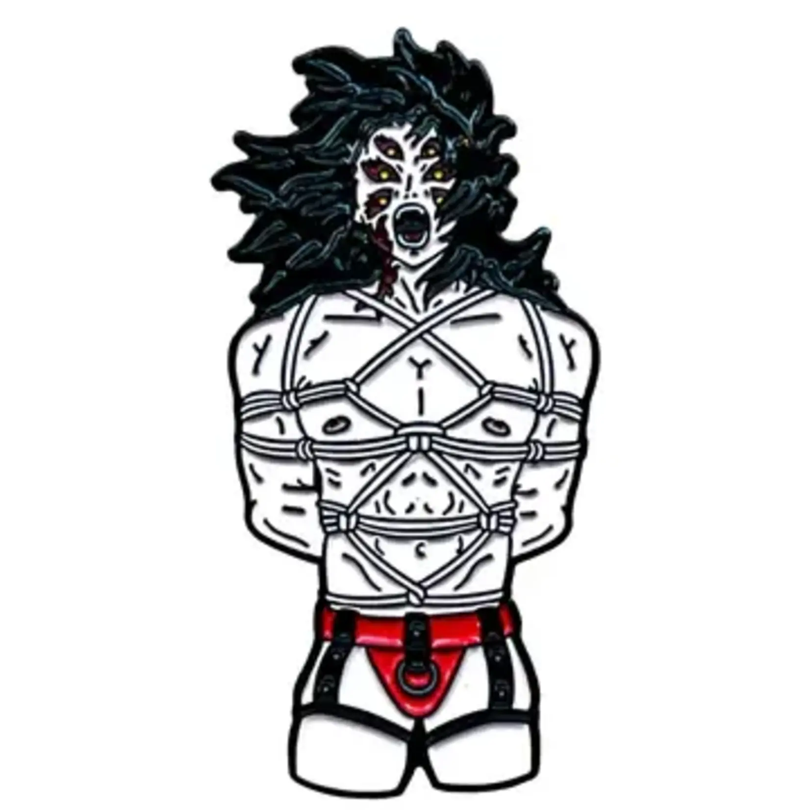 Geeky And Kinky Bound Demon Enamel Pin