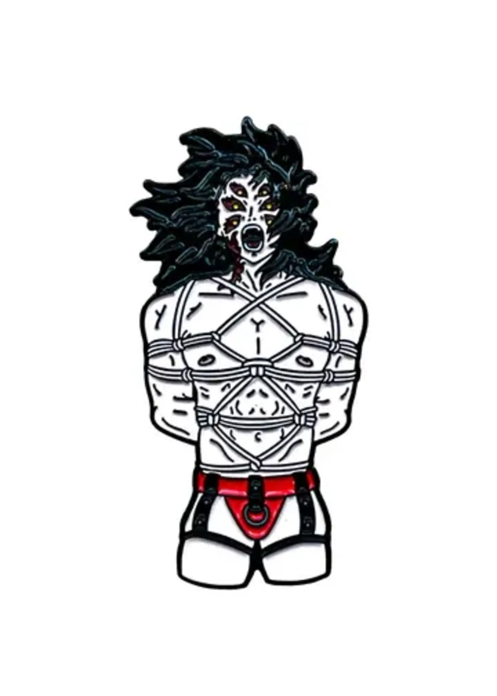 Geeky And Kinky Bound Demon Enamel Pin