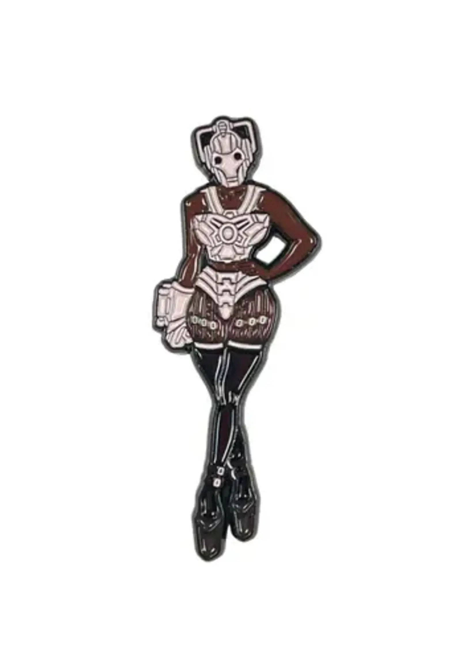 Geeky And Kinky Lady Cyber Enamel Pin