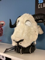 P & C Creations Custom Leather Hoods Wht/Wht/Ram Specialty Ram