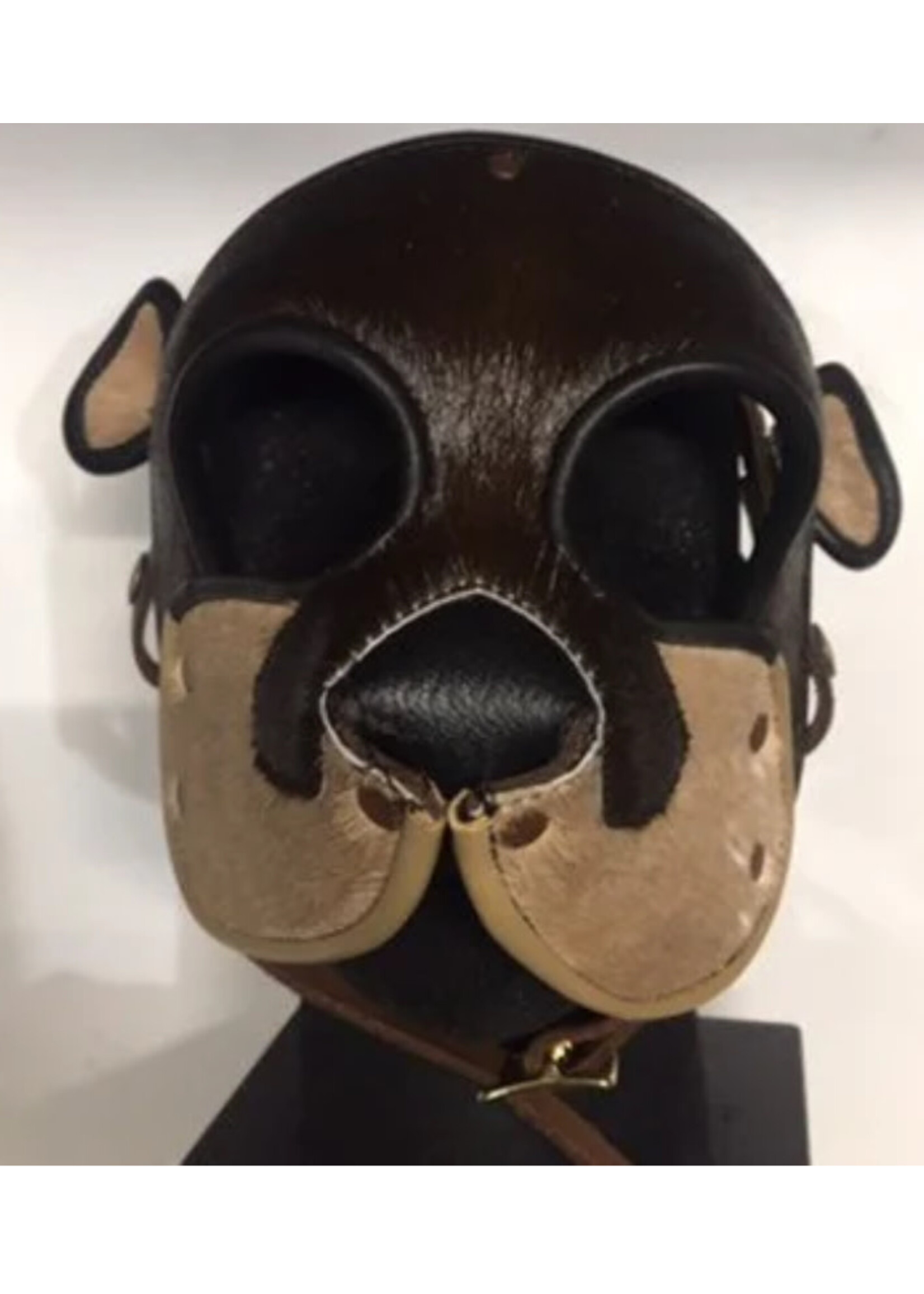 P & C Creations Custom Leather Hoods Brn/Tan Otter, no whisker
