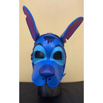 P & C Creations Custom Leather Hoods - Specialty "Stitch" Pup - Blue
