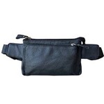 Roma Leathers Sling Pack Fanny Waist Pack - Black