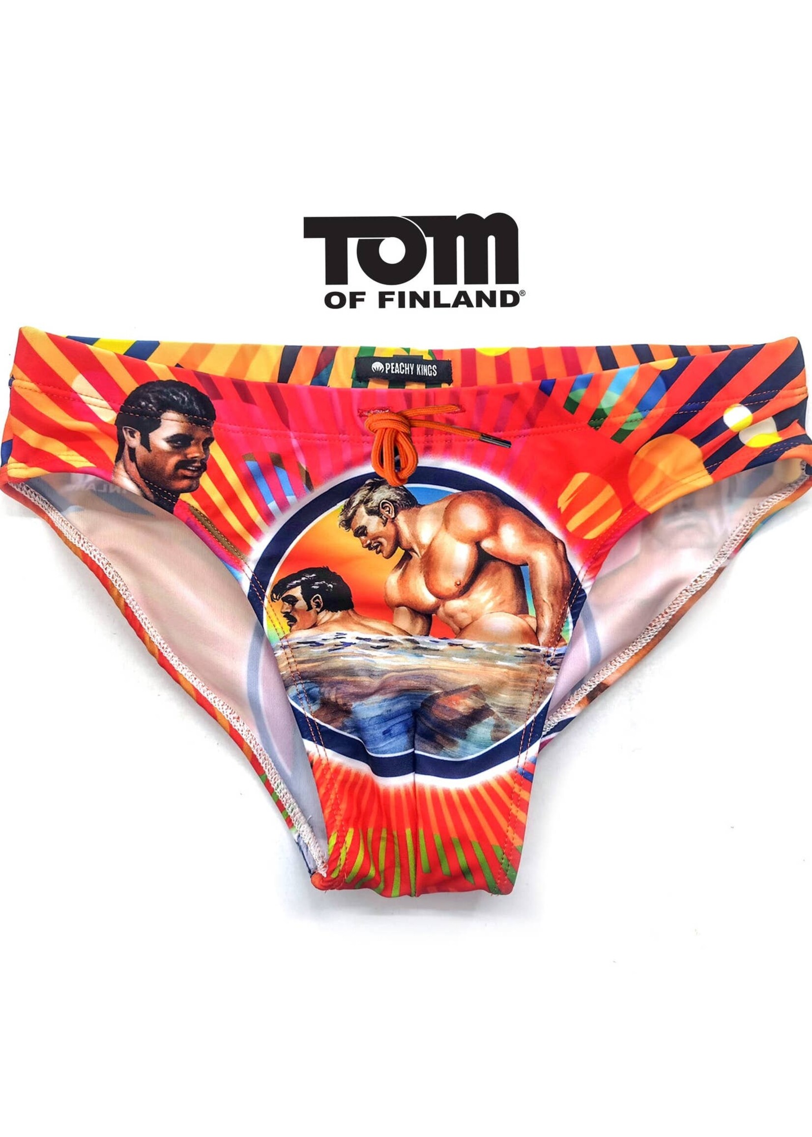 Peachy Kings SWIM Tom of Finland “PRIDE” Swim Briefs