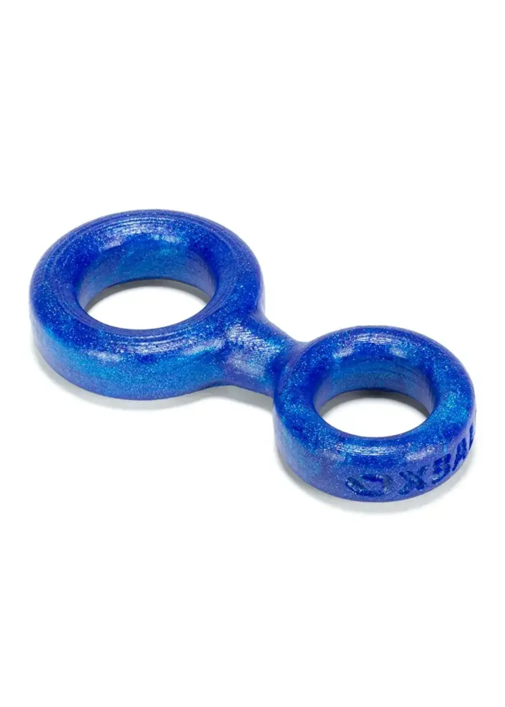 OXBALLS 8-BALL spring-tug double cockring