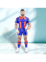 December Diamonds Rugby Bear - Poke the Bear Ornament
