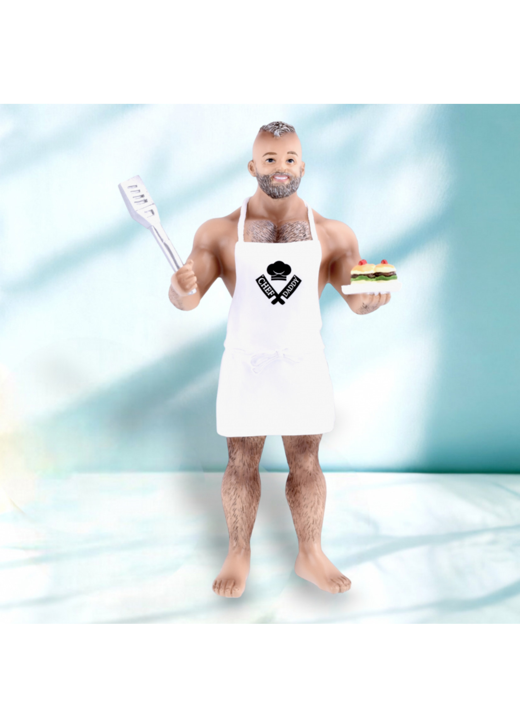 December Diamonds Chef Daddy Bear - Poke the Bear Ornament