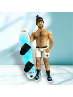 December Diamonds Snow Board Bear Ornament