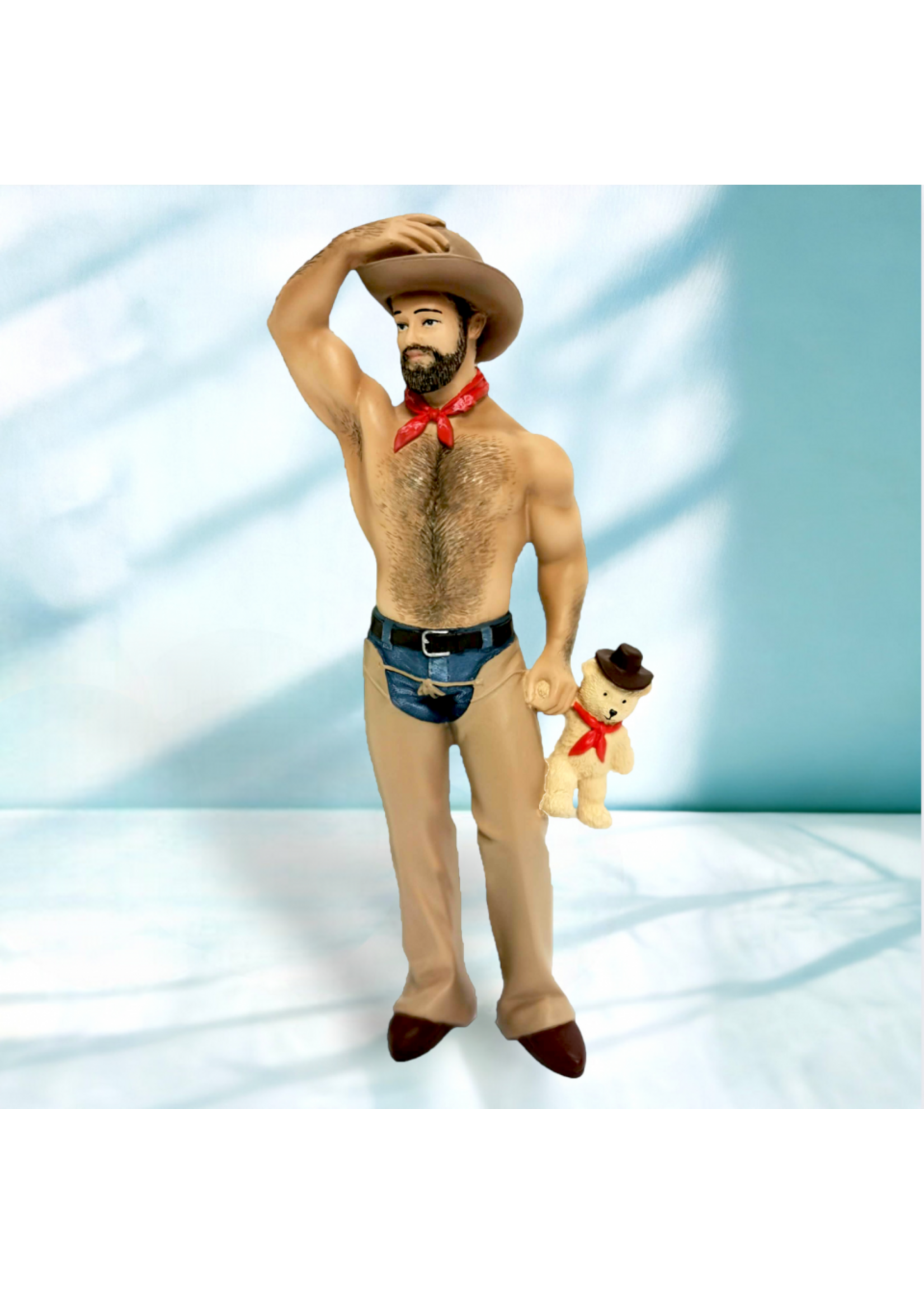 December Diamonds Cowboy Bear Ornament