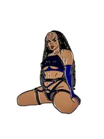 Geeky And Kinky Lady Krelik Enamel Pin